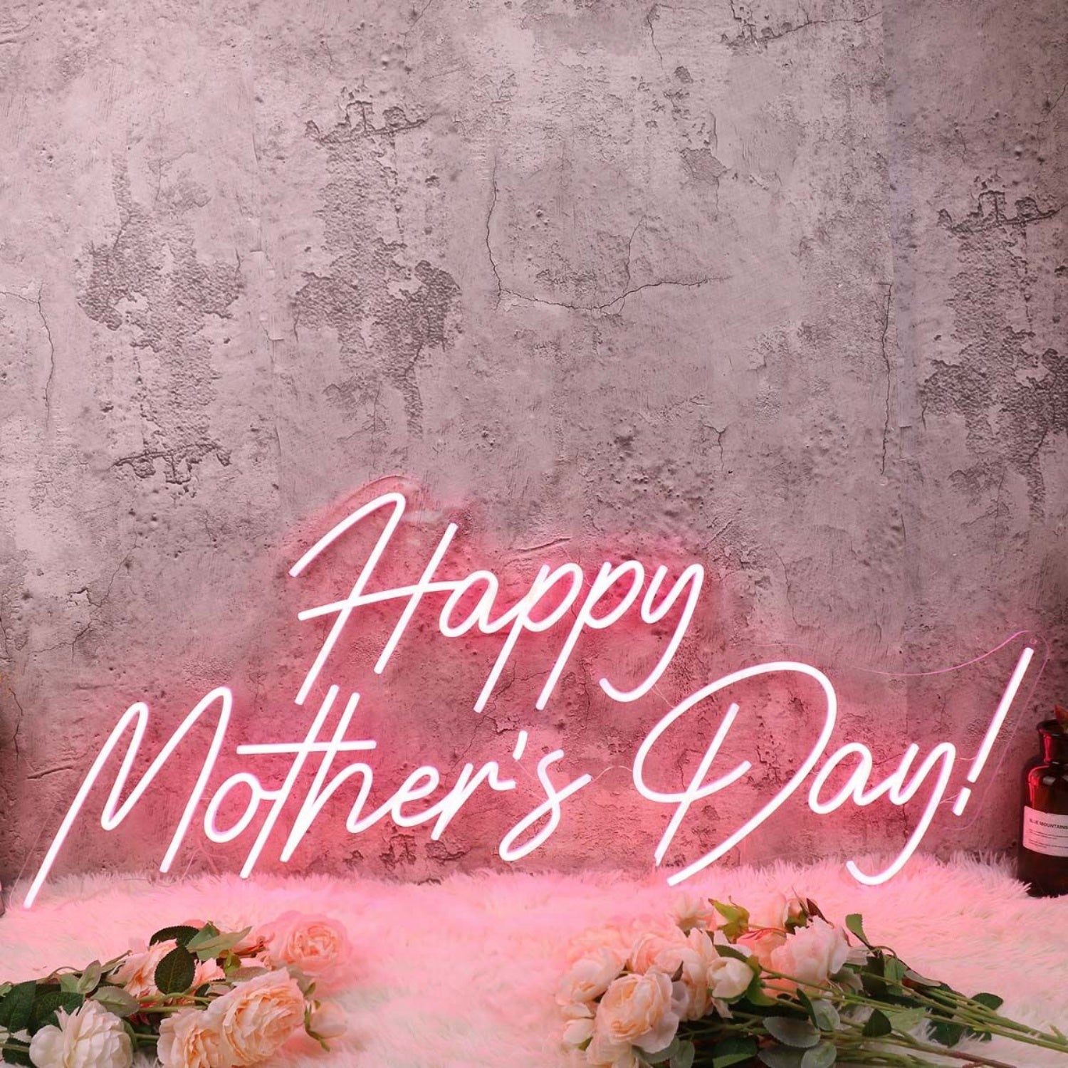 Happy Mothers Day Red Neon Sign For Celebratory Spaces | Shineneon