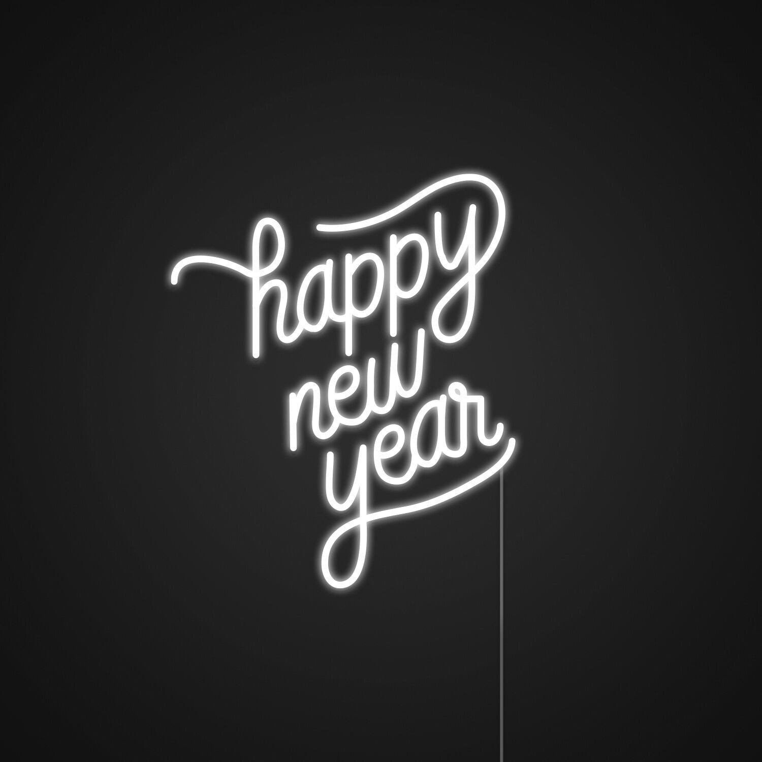 Happy New Year Led Neon Sign For Celebratory Spaces | Shineneon