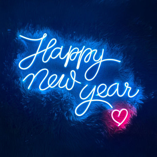 Happy New Year Neon Sign Custom Neon Sign