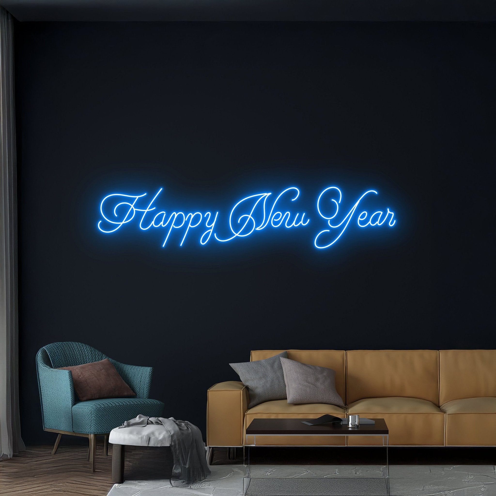 Happy New Year Neon Sign Holiday Season Celebrate Room Wall Decor - Shineneon