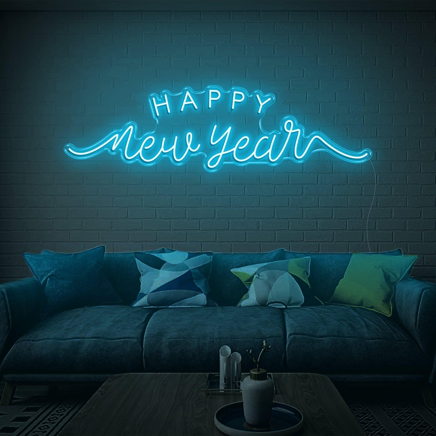 Happy New Year Red Led Neon Sign Festive Indoor Home Decor | Shineneon