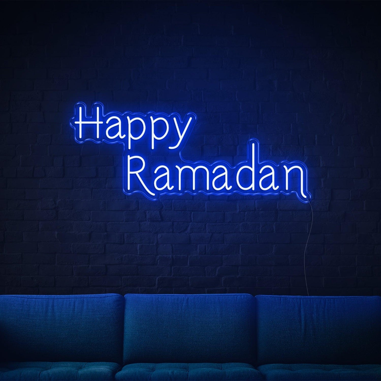 Happy Ramadan Green Led Neon Sign For Indoor Ramadan Decor | Shineneon