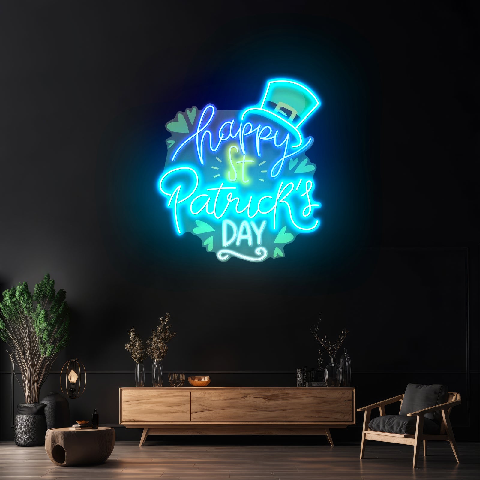 Happy Saint Patrick Day Led Signs For Party