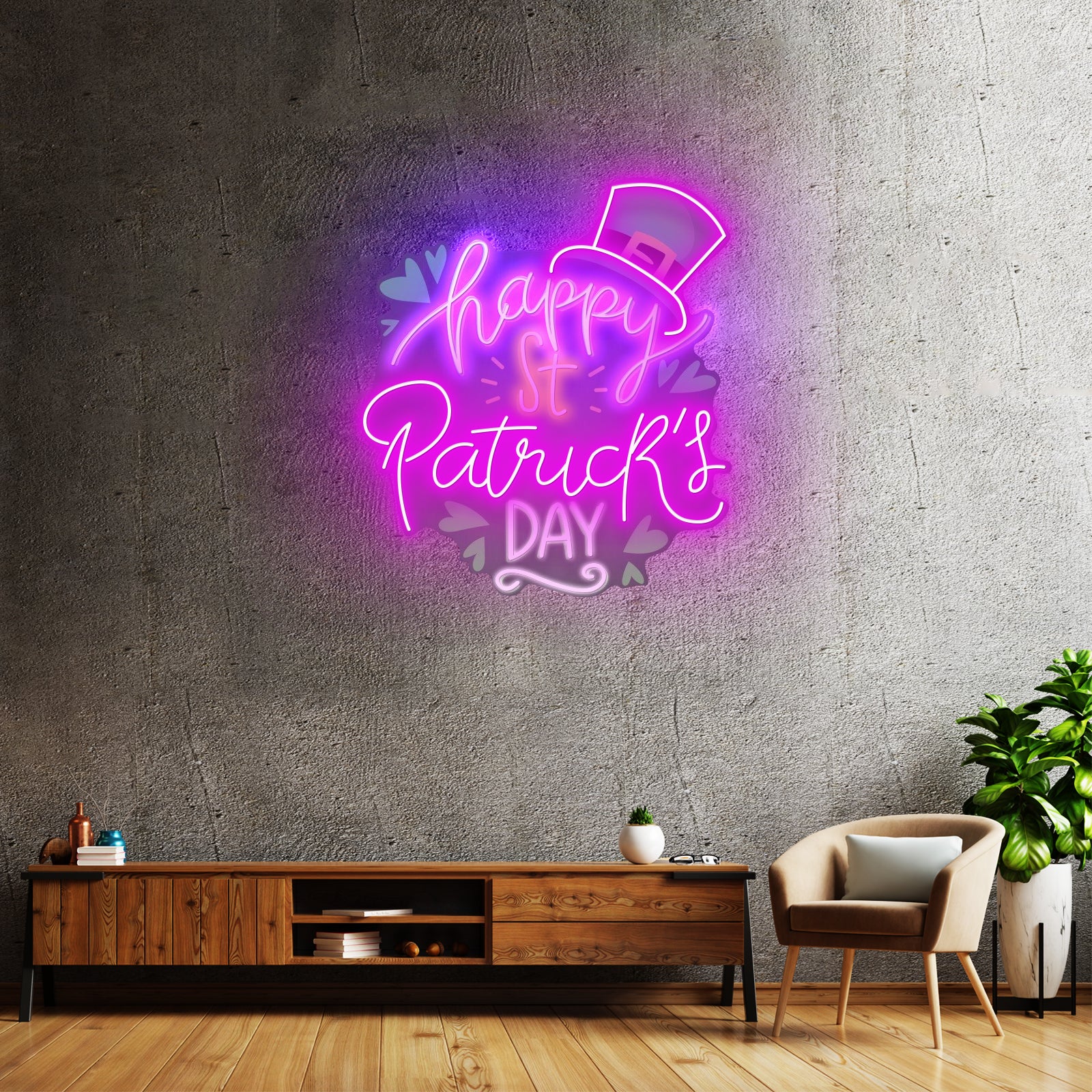 Happy Saint Patrick Day Led Signs For Party