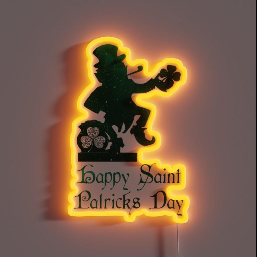Happy Saint Patriks Day Rgb Led Neon Sign - Shineneon