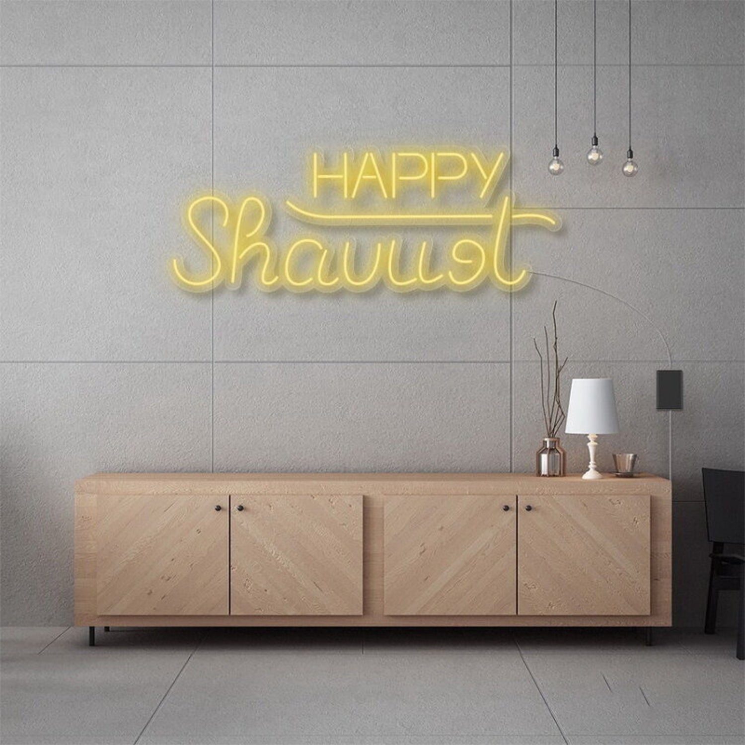Happy Shavuot Led Neon Sign | Shineneon