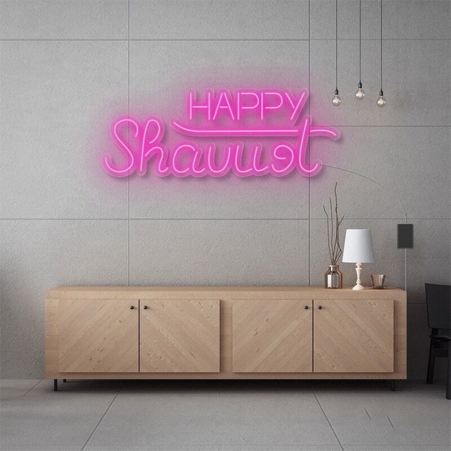 Happy Shavuot Led Neon Sign | Shineneon