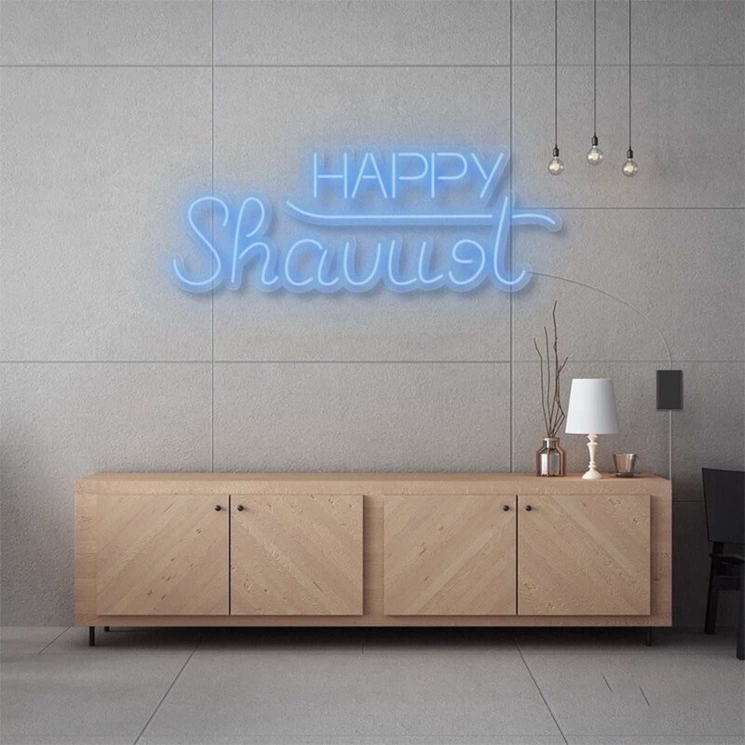 Happy Shavuot Led Neon Sign | Shineneon