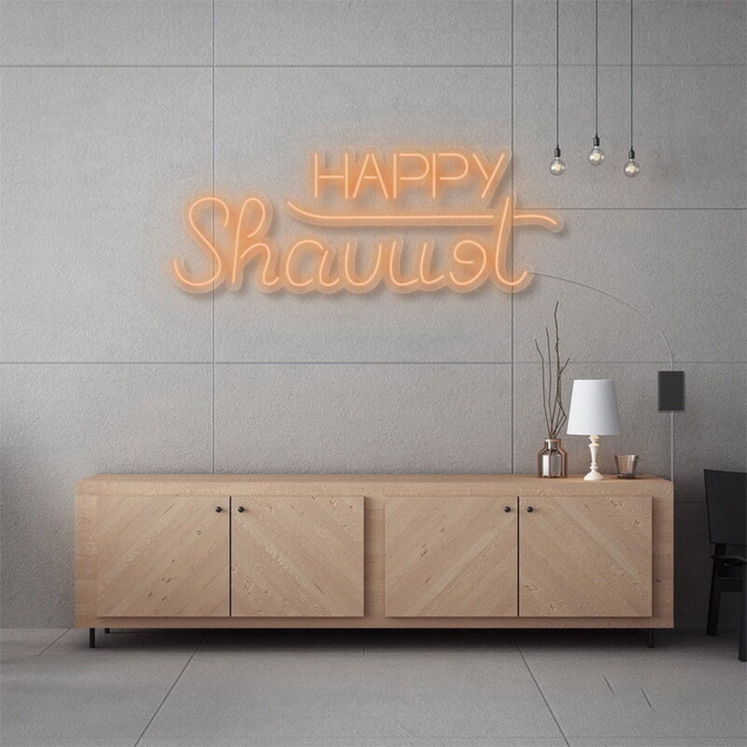 Happy Shavuot Led Neon Sign | Shineneon