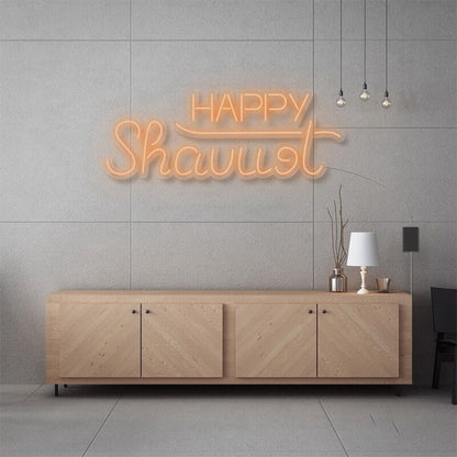 Happy Shavuot Led Neon Sign | Shineneon