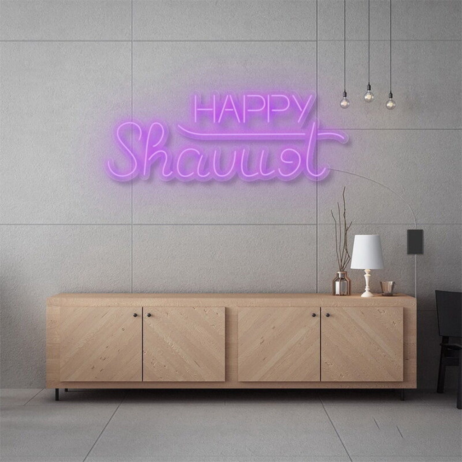 Happy Shavuot Led Neon Sign | Shineneon