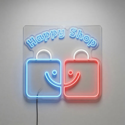 Happy Shop LED Neon Sign - 01 Original Product Image