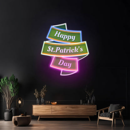Happy St Patrick Day Led Signs For Home - Shineneon