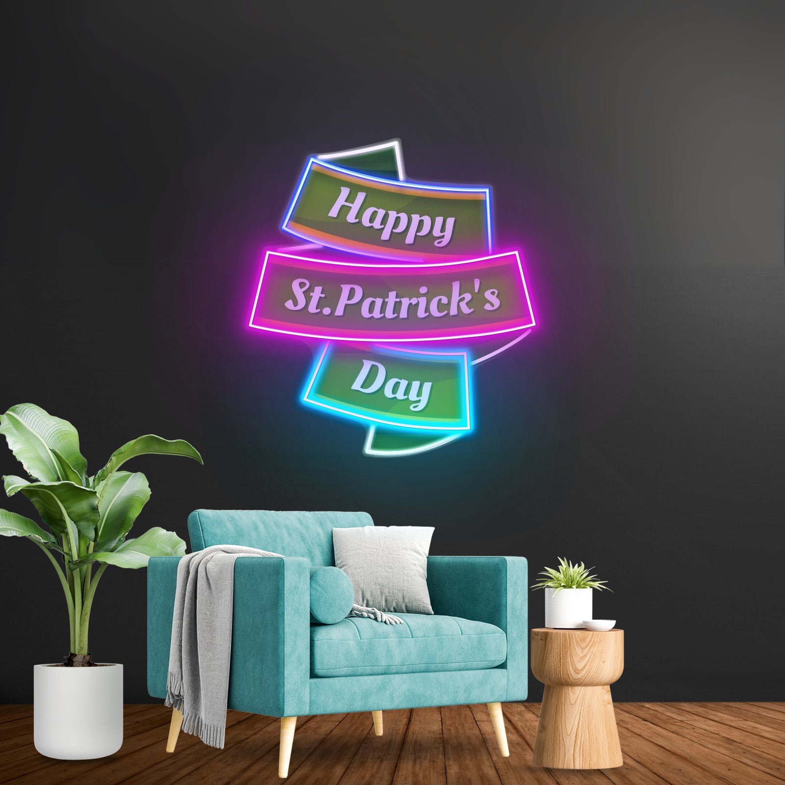 Happy St Patrick Day Led Signs For Home - Shineneon