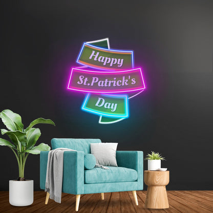 Happy St Patrick Day Led Signs For Home - Shineneon