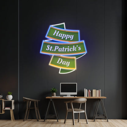Happy St Patrick Day Led Signs For Home - Shineneon