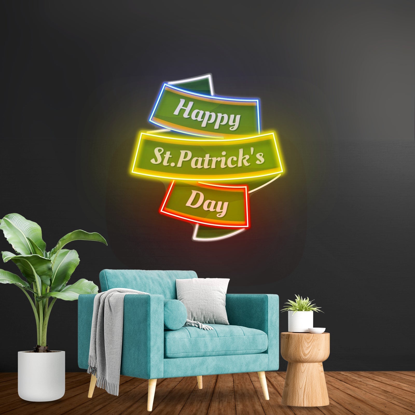 Happy St Patrick Day Led Signs For Home - Shineneon