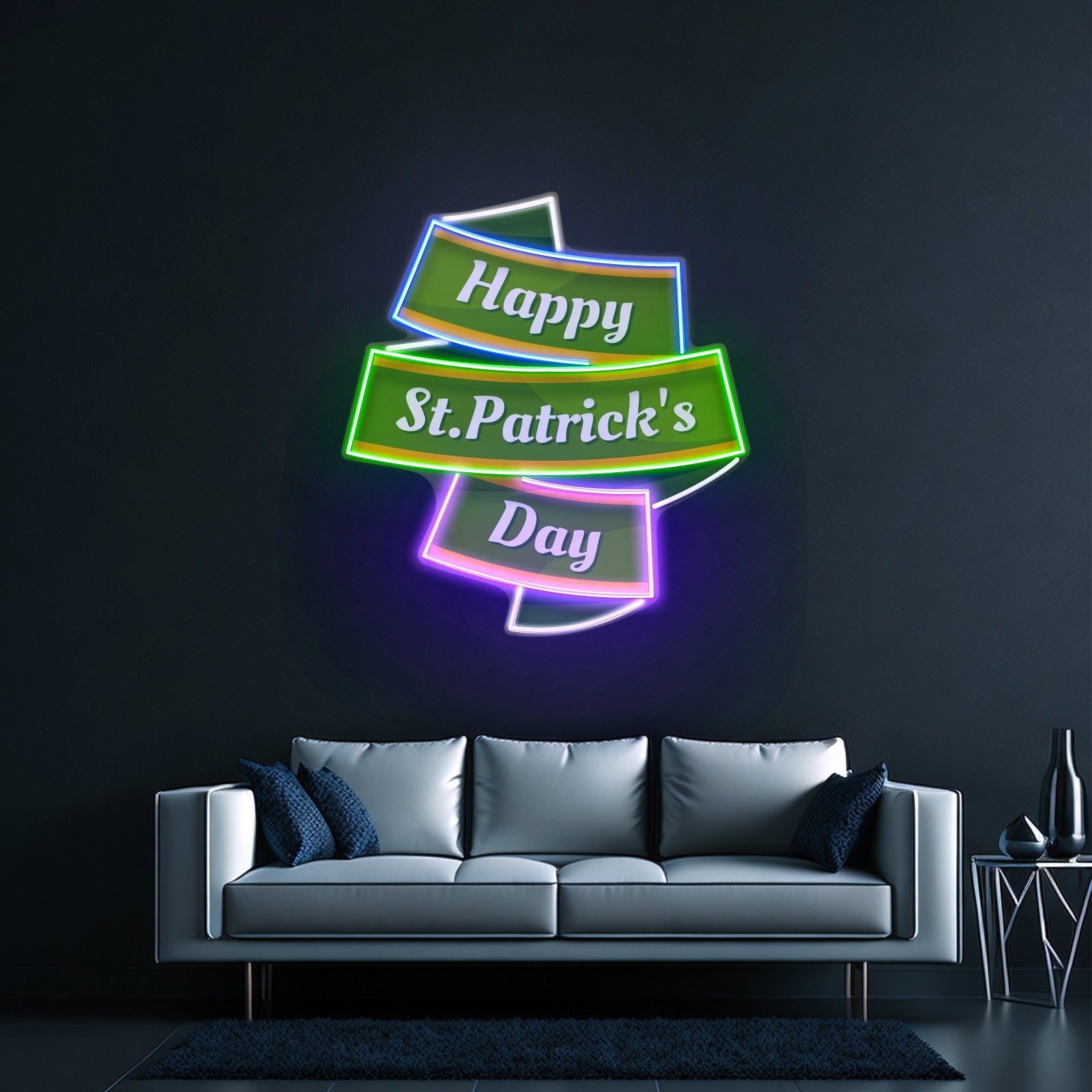 Happy St Patrick Day Led Signs For Home - Shineneon
