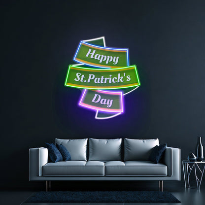Happy St Patrick Day Led Signs For Home - Shineneon