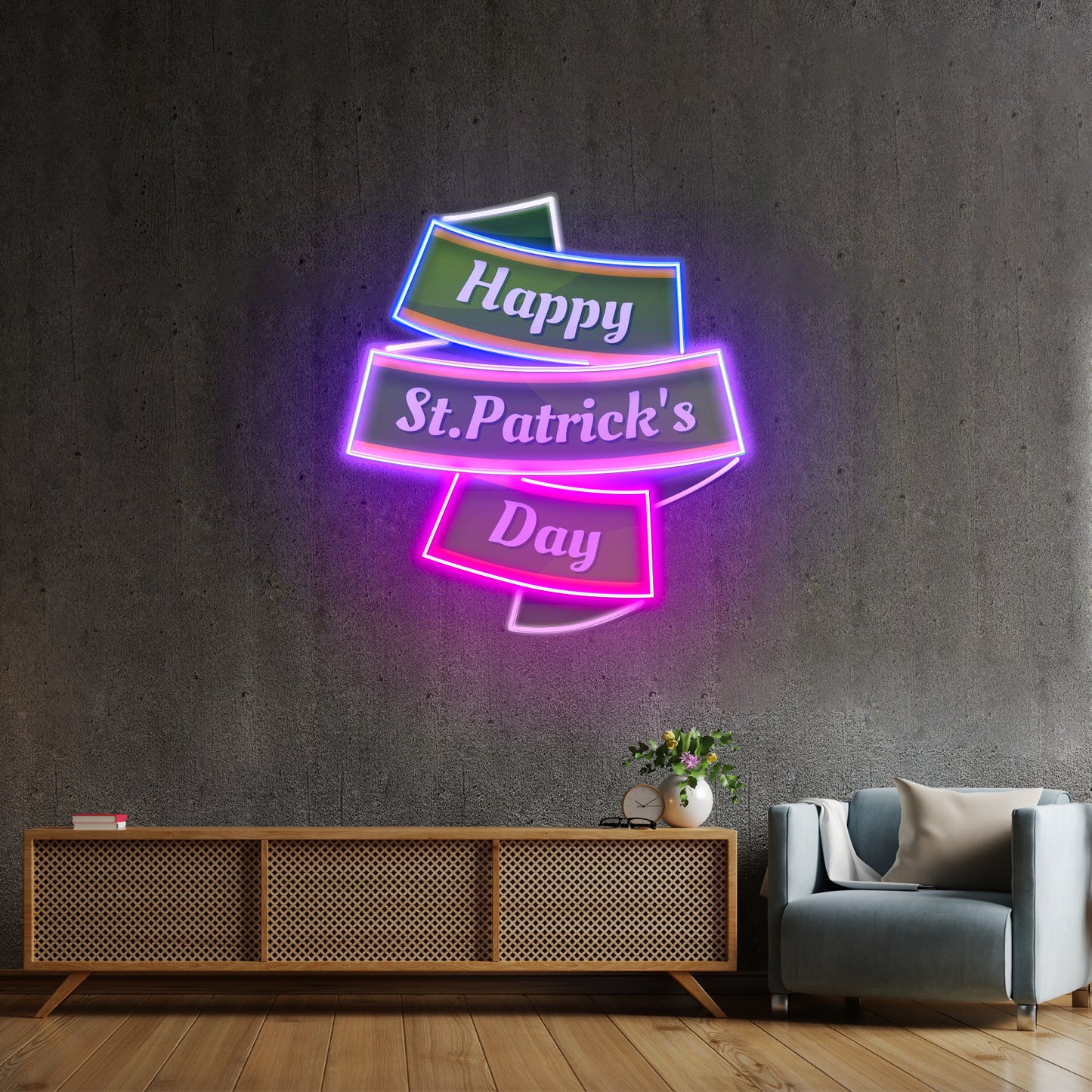 Happy St Patrick Day Led Signs For Home