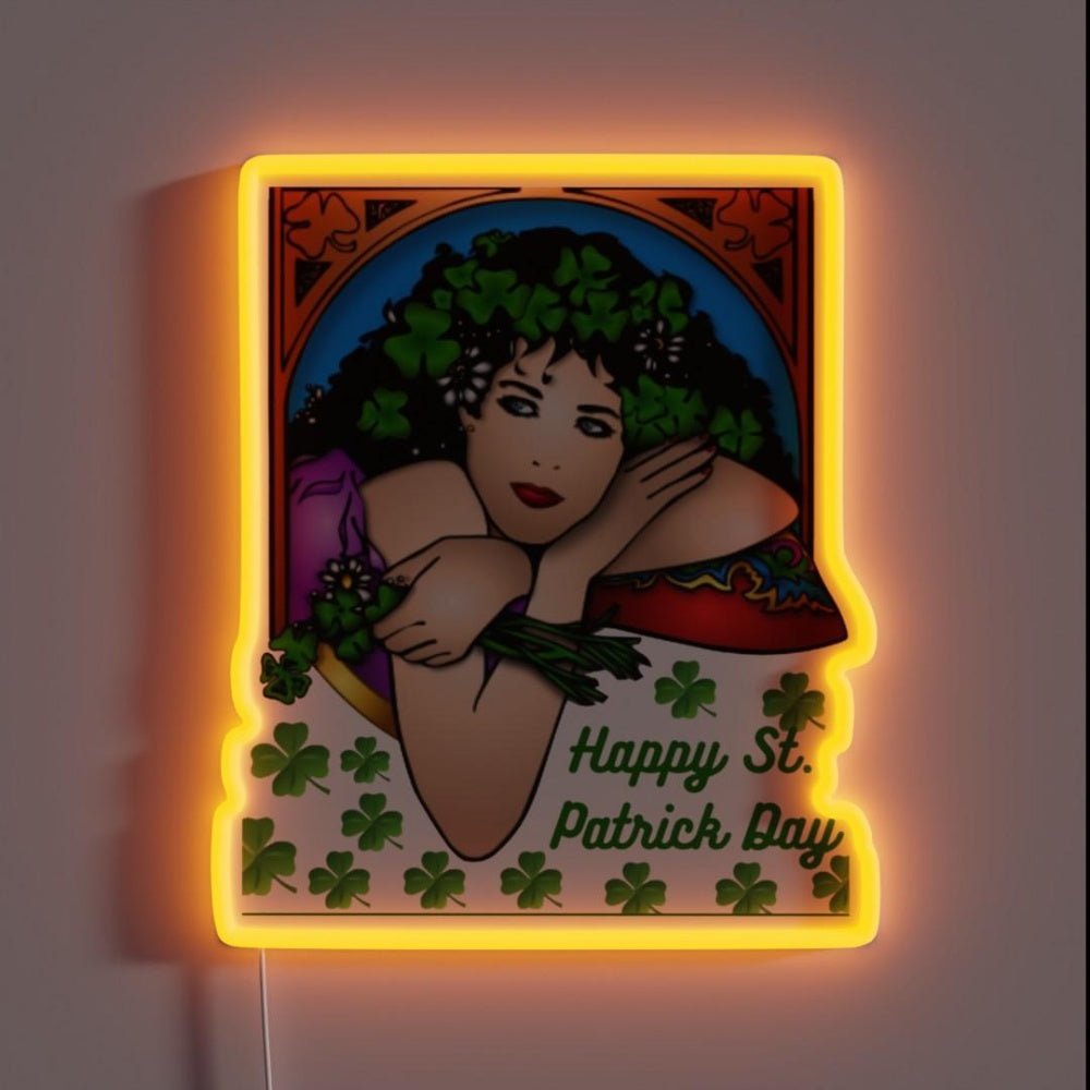 Happy St Patrick Day Rgb Led Neon Sign - Shineneon