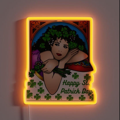 Happy St Patrick Day Rgb Led Neon Sign - Shineneon