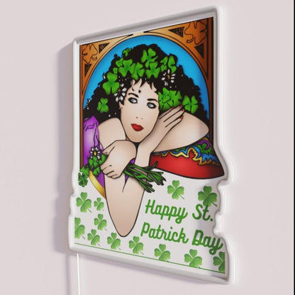 Happy St Patrick Day Rgb Led Neon Sign - Shineneon
