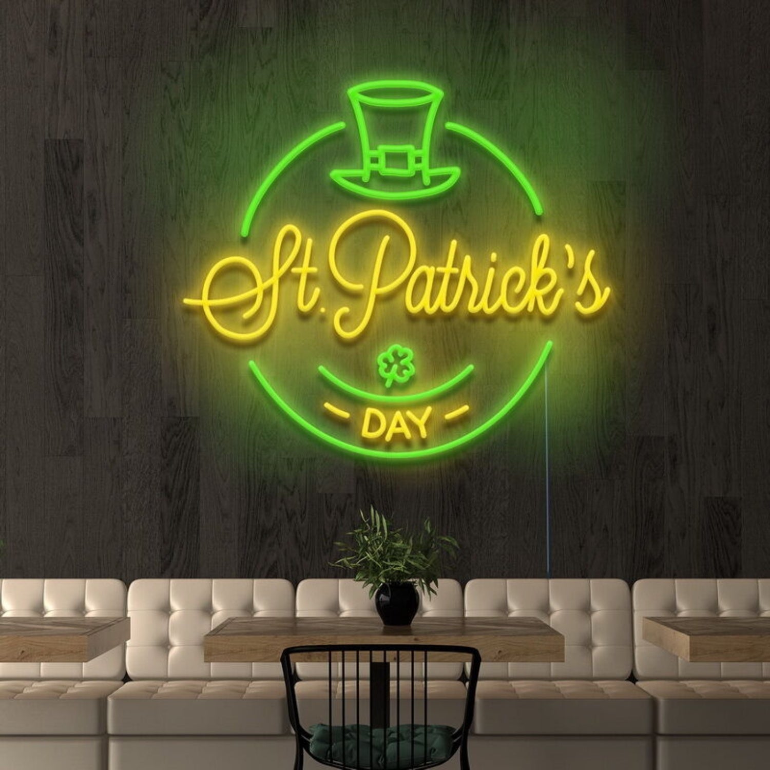Happy St Patricks Day Neon Sign Celebrate St Patricks Day | Shineneon