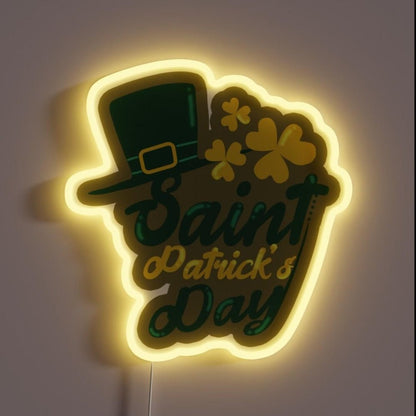 Happy St Patricks Day Rgb Led Neon Sign - Shineneon