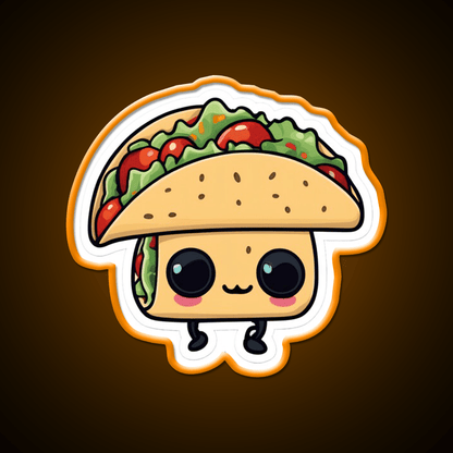 Happy Taco Creature Taco Led Neon Sign Mexican Food Sign Rgb Color - Shineneon