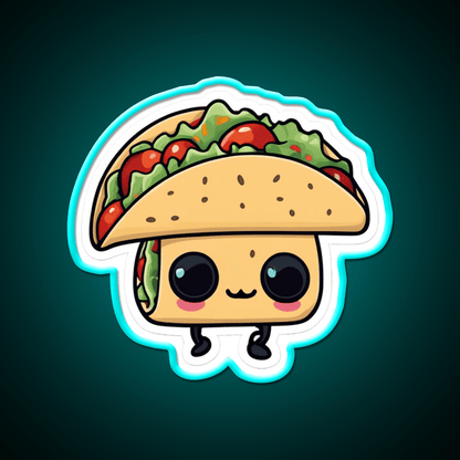 Happy Taco Creature Taco Led Neon Sign Mexican Food Sign Rgb Color - Shineneon