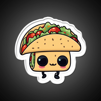 Happy Taco Creature Taco Led Neon Sign Mexican Food Sign Rgb Color - Shineneon