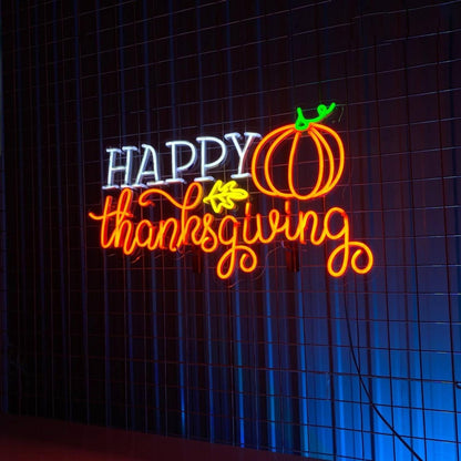 Happy Thanksgiving Led Neon Sign | Shineneon