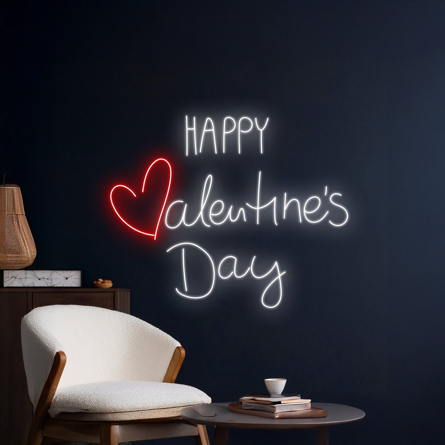 Happy Valentine Day Neon Sign