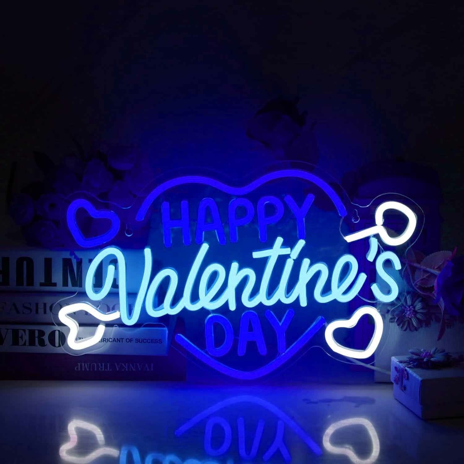 Happy Valentines Day Heart Neon Light | Shineneon