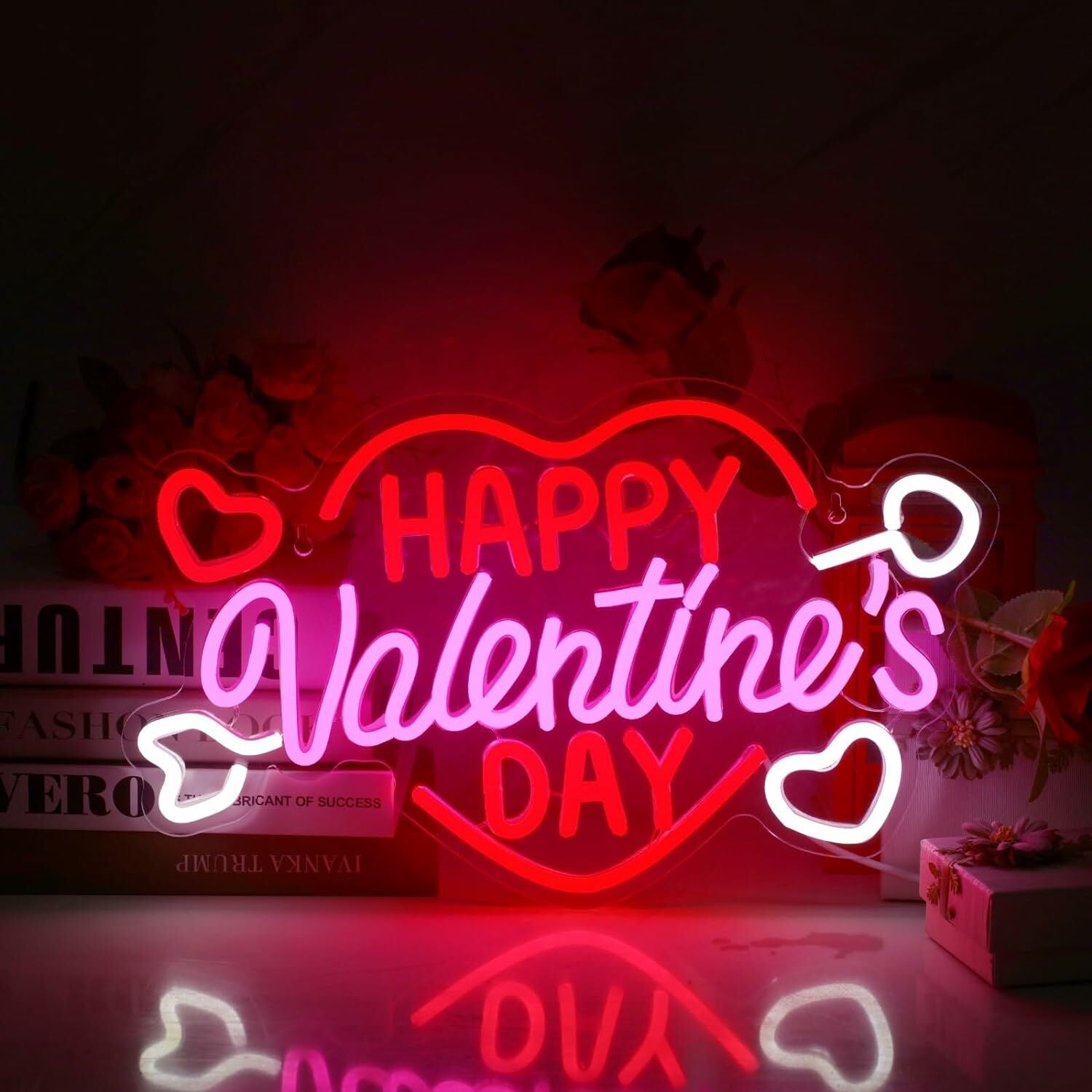 Happy Valentines Day Heart Neon Light | Shineneon