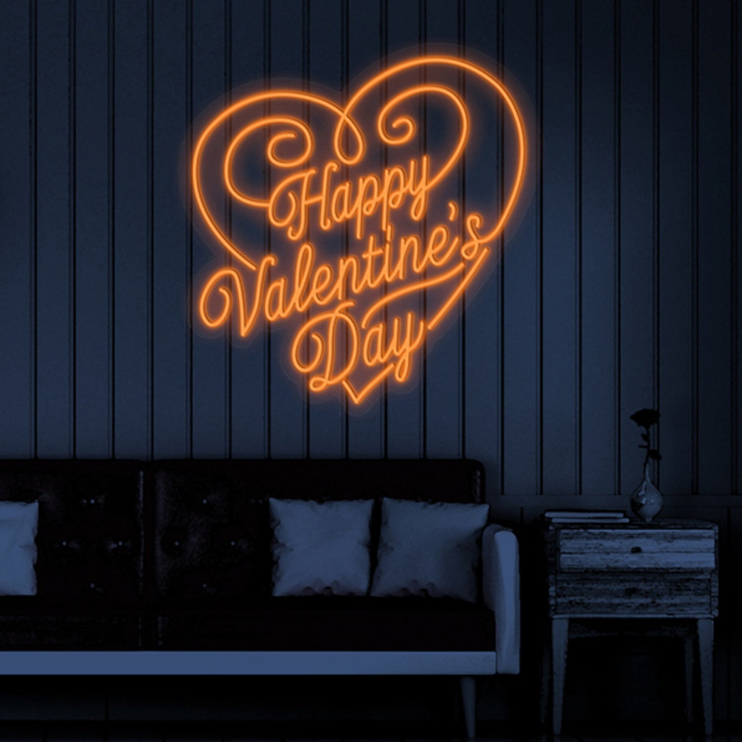 Happy Valentines Day Neon Sign Wall Art Decor | Shineneon