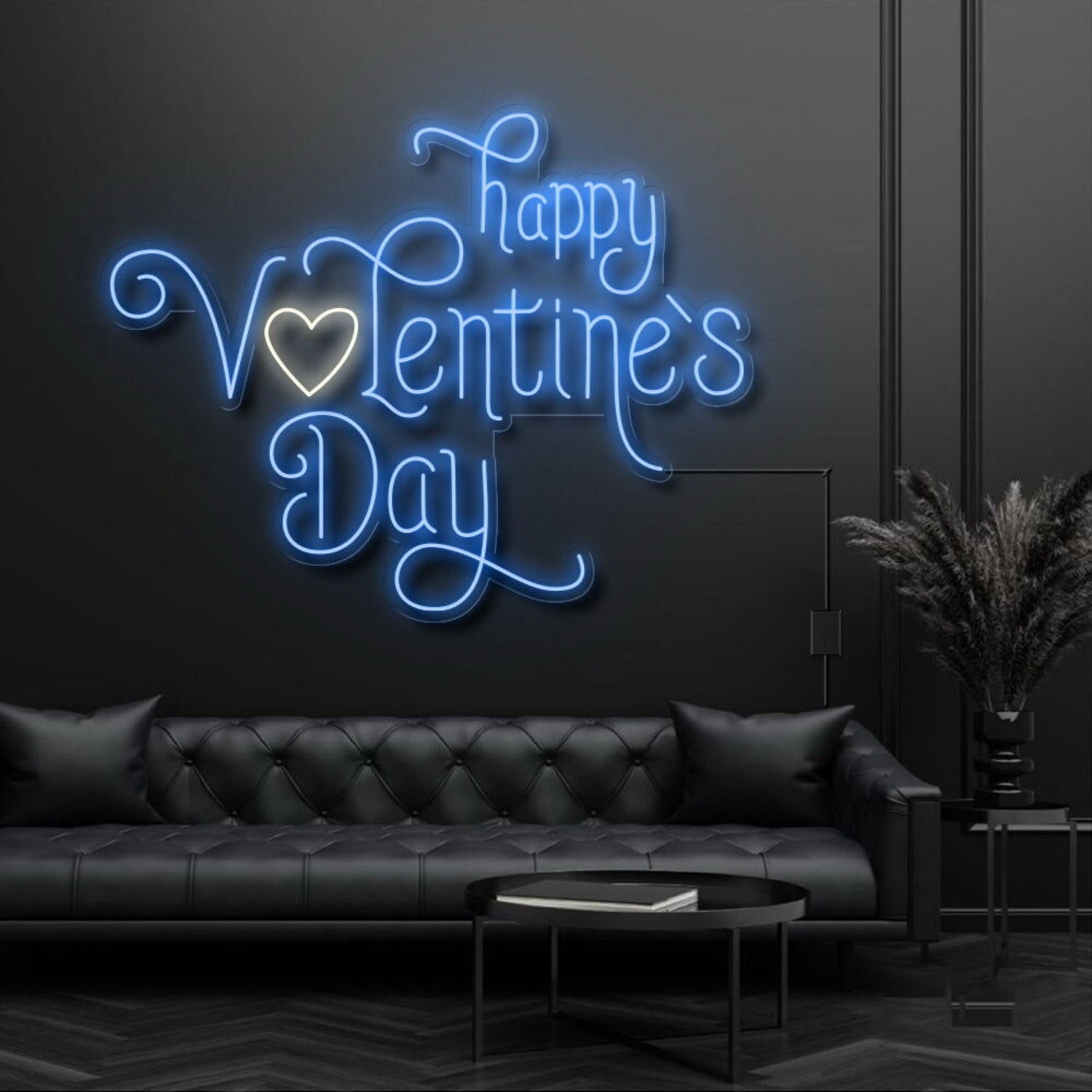 Happy Valentines Day With Heart Led Neon Sign | Shineneon