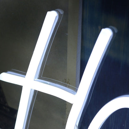 Happy Wife Happy Life White Led Neon Sign - Shineneon