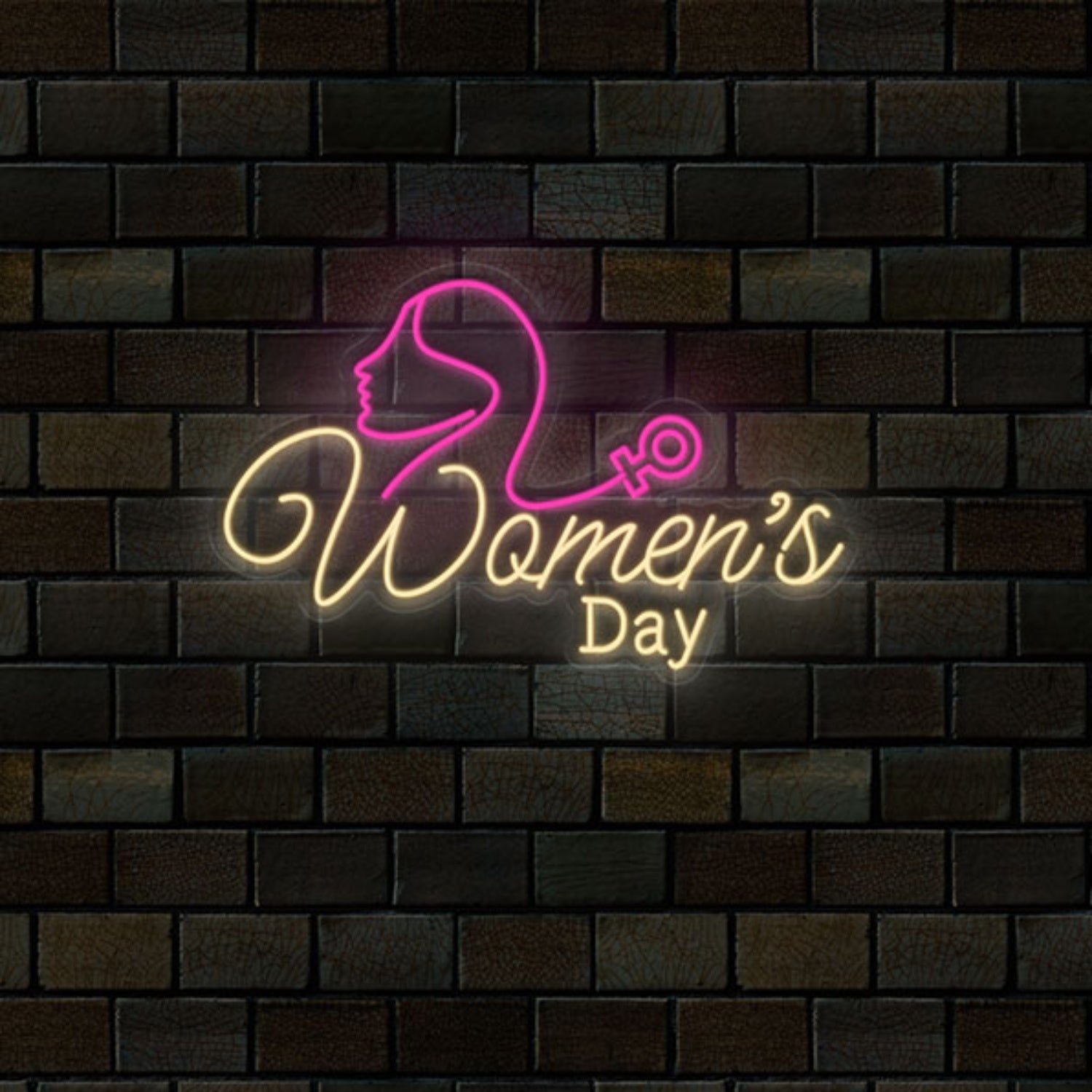 Happy Womens Day Neon Sign Wall Art Decor | Shineneon