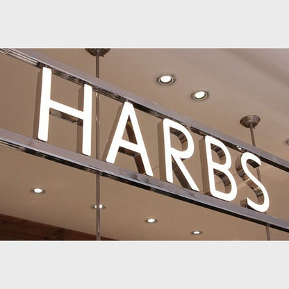 Harbs 3D Frontlit Channel Letters Led Light Sign
