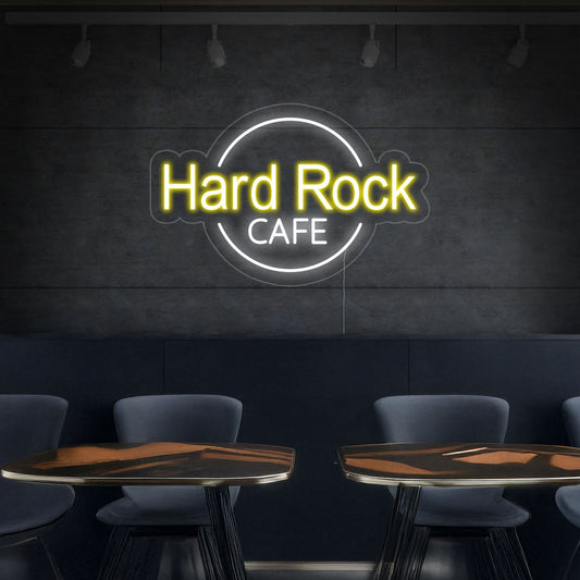 Hard Rock Cafe Led Neon Sign For Coffee Shop