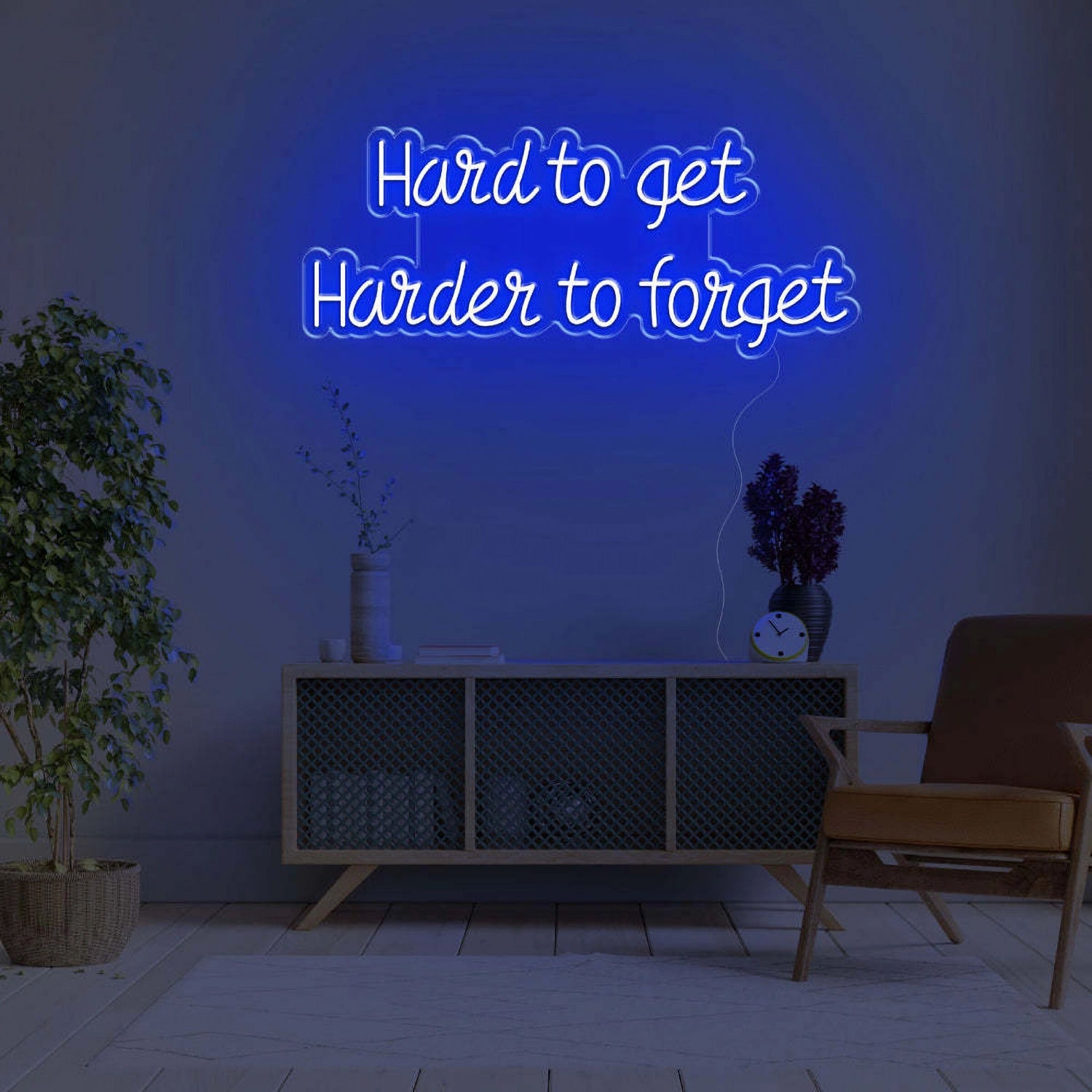 Hard To Get Hard To Forget Led Neon Sign | Shineneon