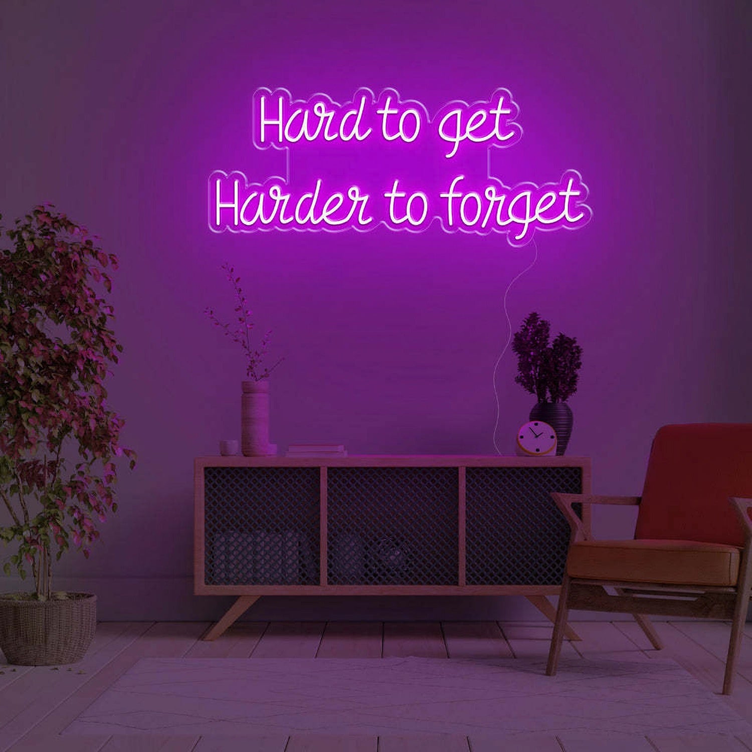 Hard To Get Hard To Forget Led Neon Sign | Shineneon