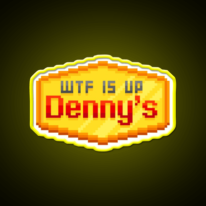 Hardcore Denny Fast Food Led Neon Sign For Burger Place Rgb Color - Shineneon