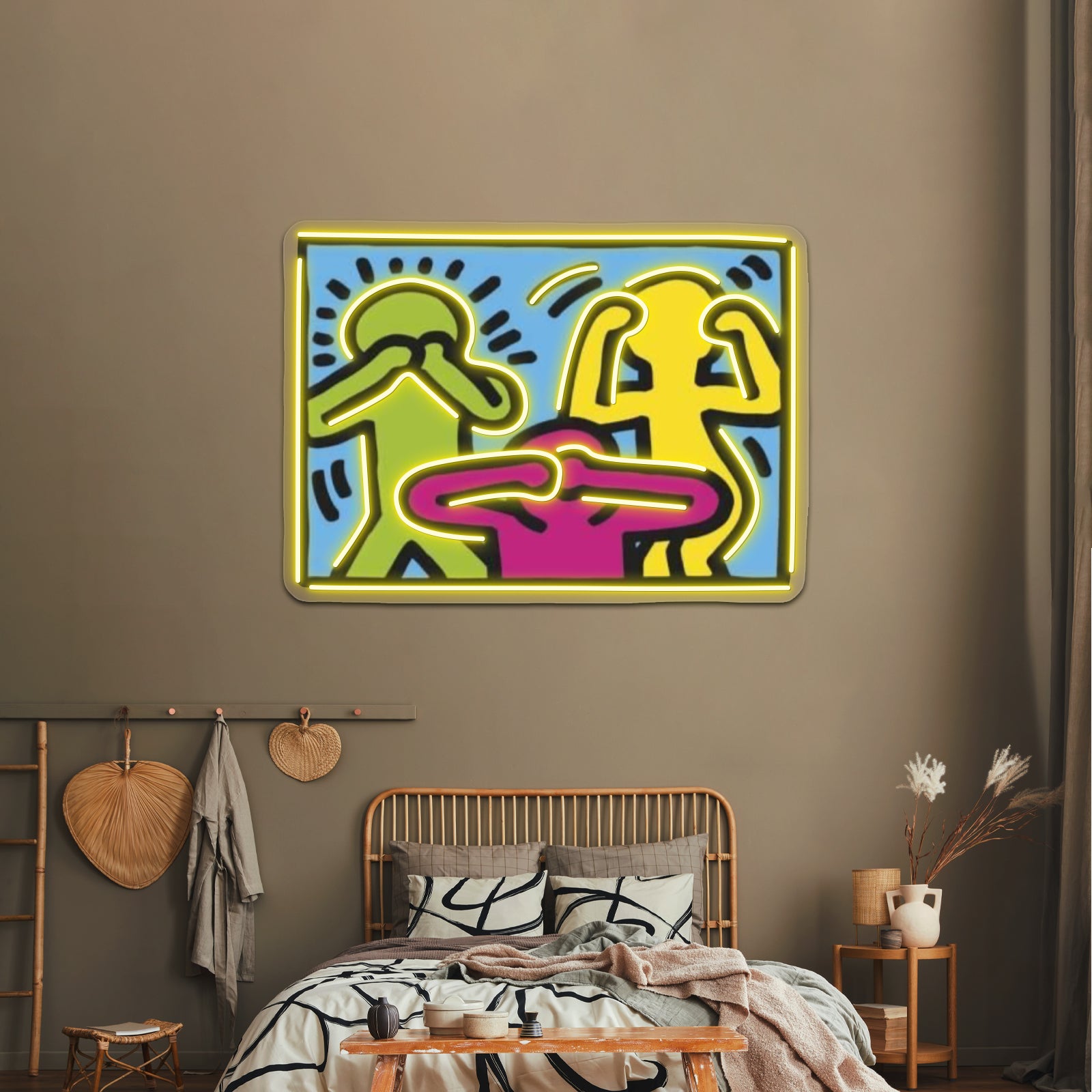 Haring Copy Artwork Large Neon Signs | Shineneon