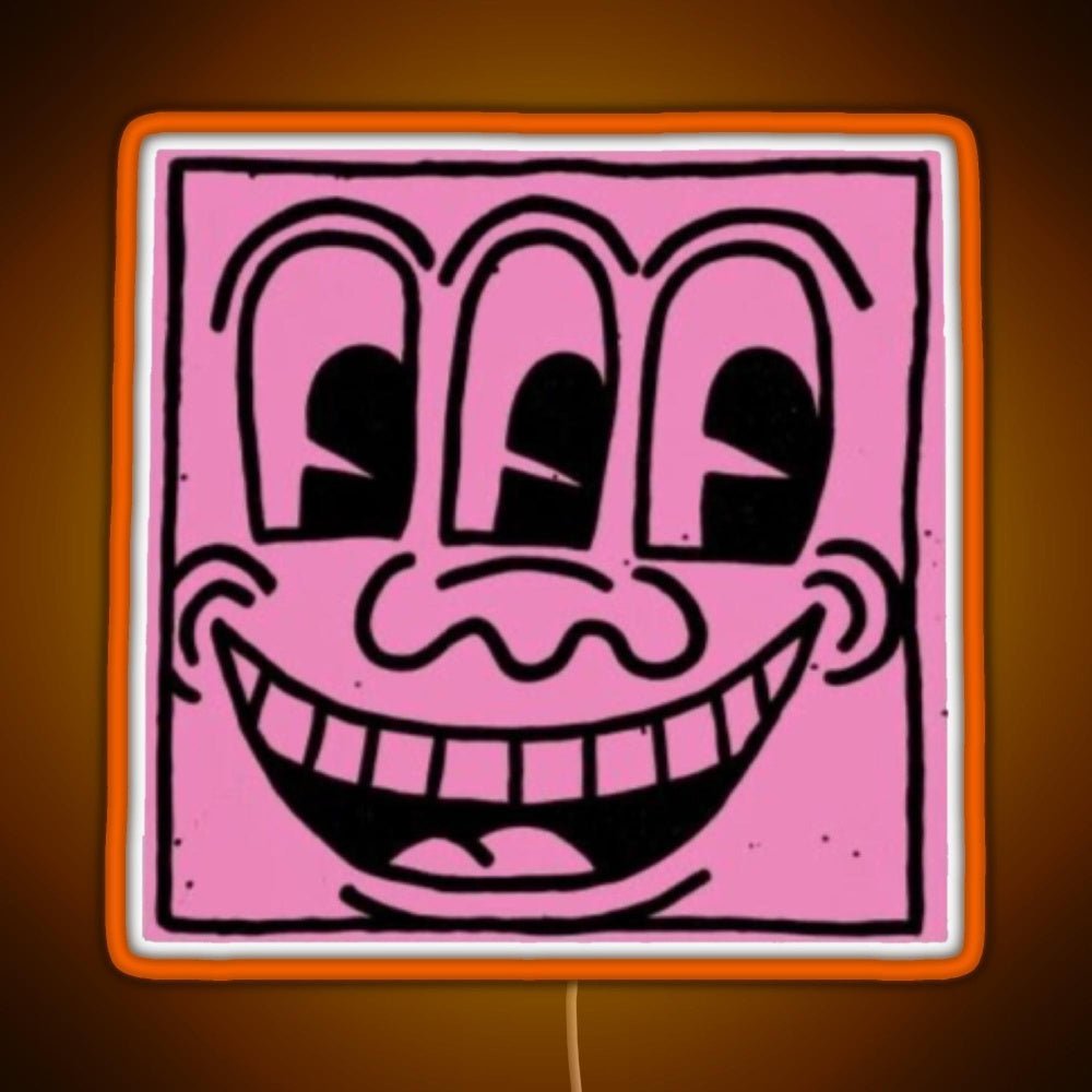 Haring Pop Art Rgb Led Neon Sign Pop Wall Art - Shineneon