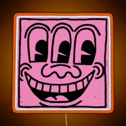 Haring Pop Art Rgb Led Neon Sign Pop Wall Art - Shineneon