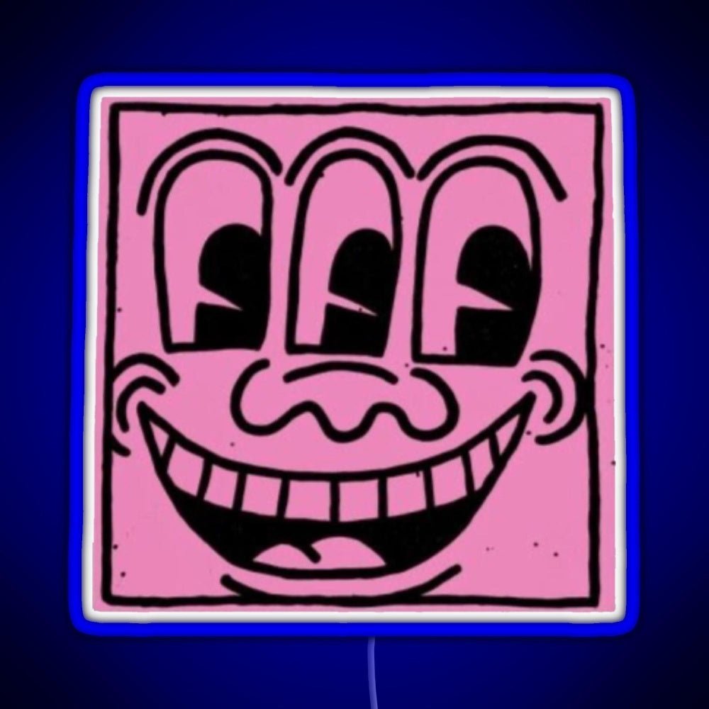 Haring Pop Art Rgb Led Neon Sign Pop Wall Art - Shineneon