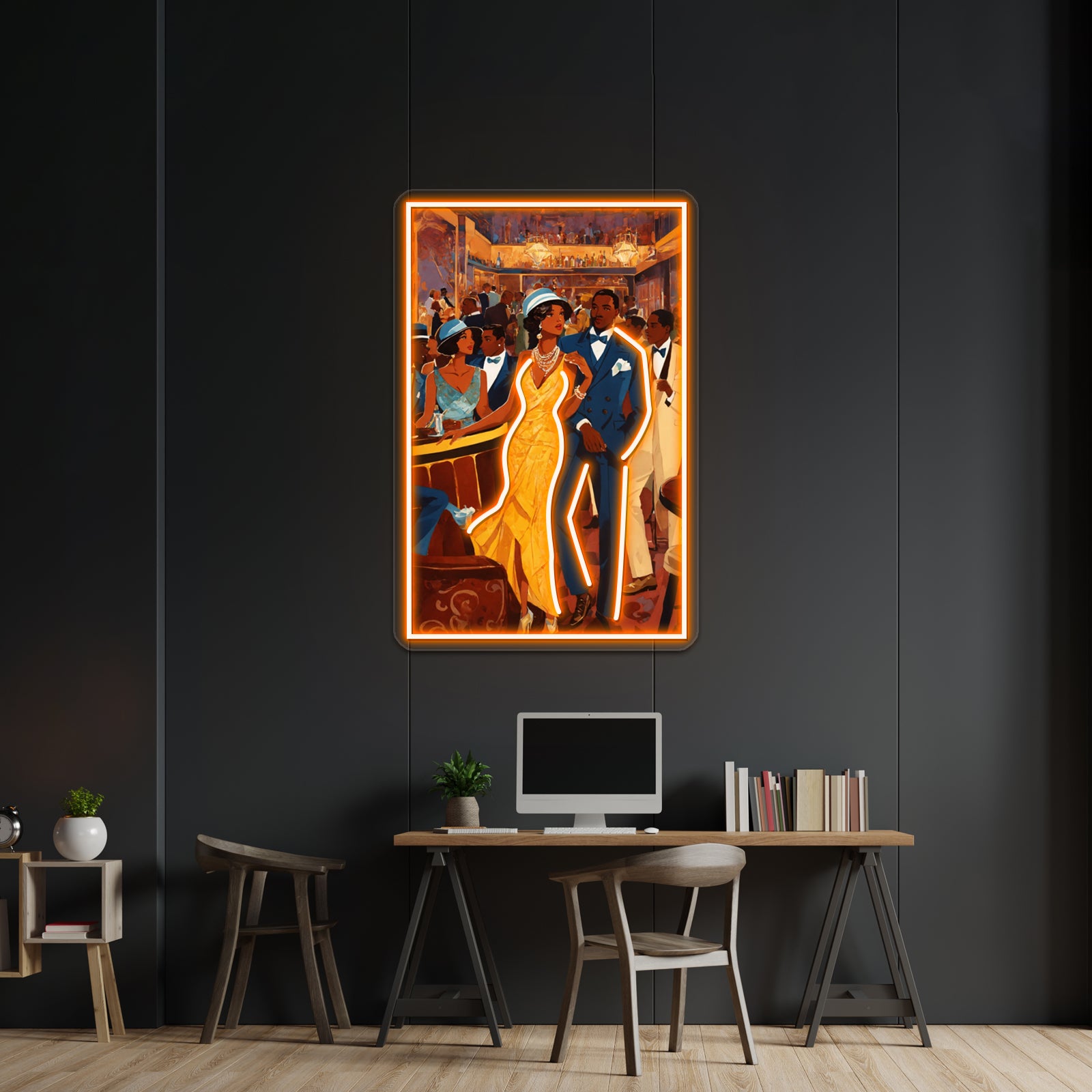 Harlem Renaissance Social Wall Artwork Neon Signs | Shineneon